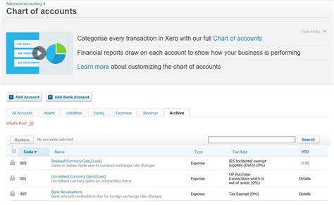 Use xero's lock dates to stop people from making changes to transactions that were made in past periods. Locked accounts are found in archive. How to unlock?