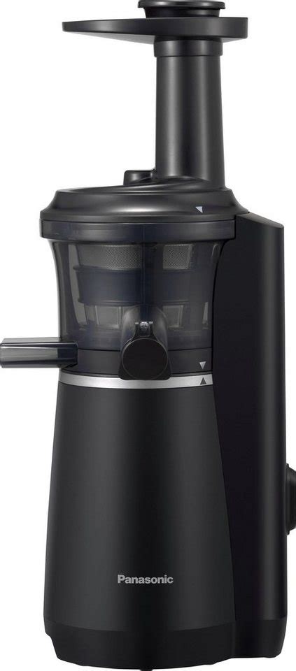 Panasonic slow juicer the slow juicer uses powerful compression and can crush, squeeze and extract twice the amount of juice. Panasonic Slow Juicer MJ-L501KXE, 150 W, hohe Saftausbeute ...