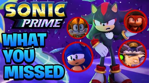 What You Missed In Sonic Prime Season Trailer Extra Footage Youtube