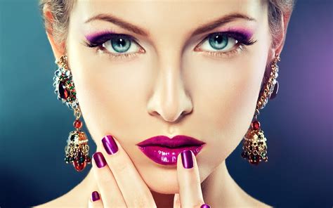 Lilac makeup wallpapers and images - wallpapers, pictures, photos