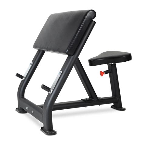 Bodymax Be265 Black Commercial Preacher Curl Bench West Coast Fitness
