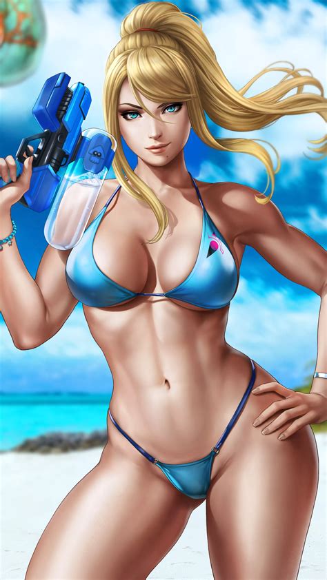 Beachqueen Samus Metroid 2250x4000 Nudes NSFWAnimeWallpaper