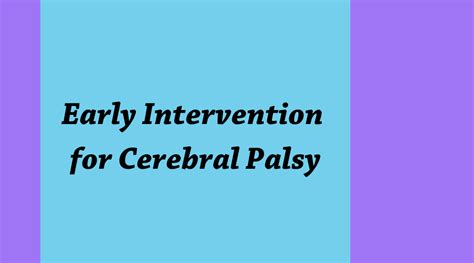Early Intervention For Cerebral Palsy Trexo Robotics Resources