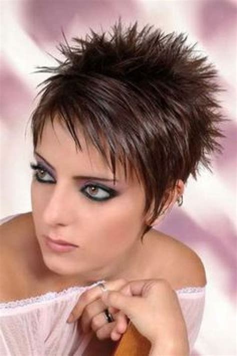 Image Result For Short Spiky Haircuts For Round Faces