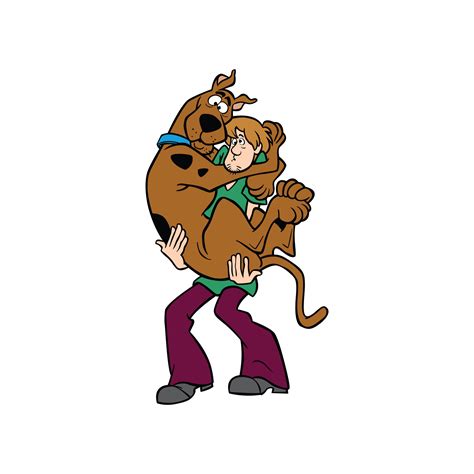 Scooby Doo 8 Shaggy Holding Scoobydoo Daphne Fred Velma Etsy