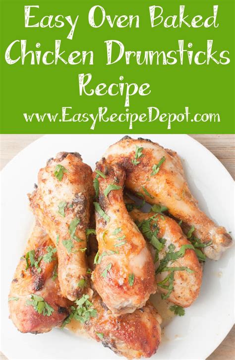Easy to clean up as well. Easy Oven Baked Chicken Drumsticks | Recipe | Chicken ...