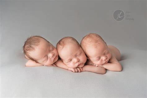 Triplets Head On Hands Newborn Triplet Posing Triplet Newborn Boy