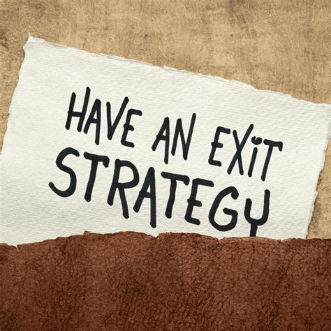 The Exit Strategies For Business Owners