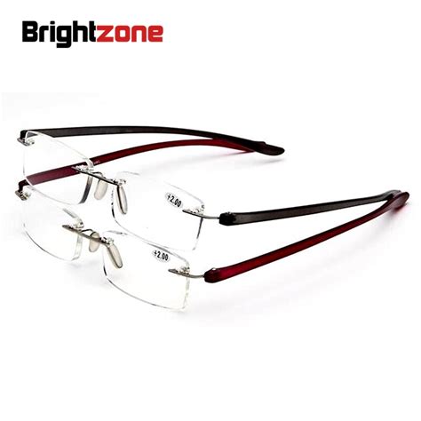 new arriving 2017 rimless reading glasses presbyopic plain glasses prescription glasses