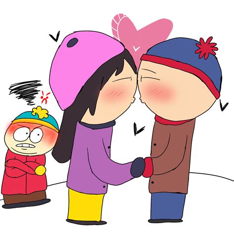 Stan Marsh Eric Cartman And Wendy Testaburger South Park Danbooru