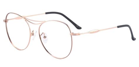 journey aviator prescription glasses rose gold women s eyeglasses payne glasses