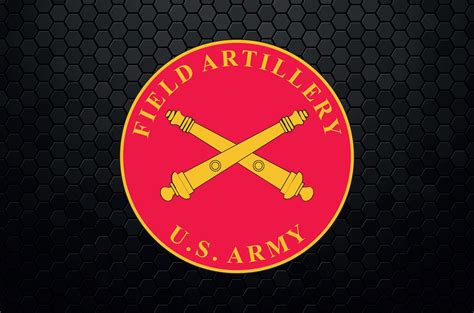 Us Army Field Artillery Branch Plaque Patch Logo Decal Etsy