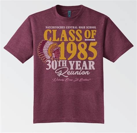 Class Of 1985 30th Reunion T Shirt Class Reunion Shirt Ideas Reunion