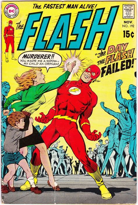 flash 192 1959 1st series november 1969 dc comics grade etsy silver age comic books comics