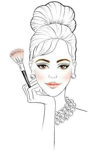 Make up | Makeup illustration, Beauty illustration, Makeup drawing