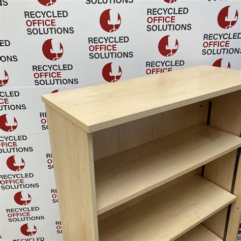 Large Maple Bookcase Recycled Office Solutions Recycled Office