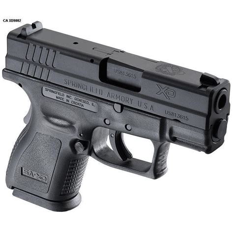 Springfield Armory Xd Sub Compact 40 Sandw 3in Black Pistol 91 Rounds