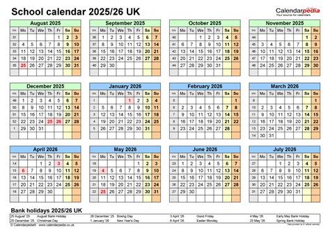 School Calendar 2025 Pdf Download

