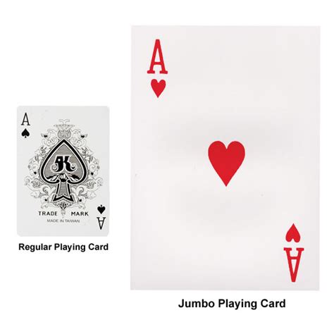 Super Jumbo Playing Cards 825 In X 1175 In Cards