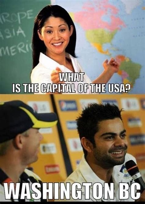 These short and clever jokes are seriously funny and are ranked on votes by you, the website visitors. Virat Kohli English Joke - Indian Memes