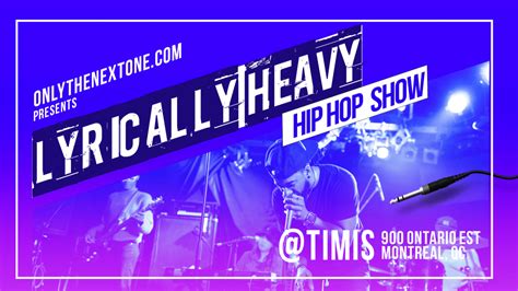 Next Step Events Présente Lyrically Heavy Hip Hop Show With Live Band
