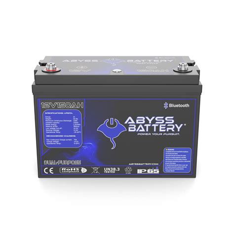 Abyss Battery 12v 150ah Dual Purpose Lithium Marine Battery