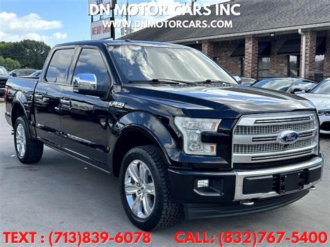 Used 2017 Ford F 150 Platinum 4wd Supercrew 55 Box For Sale In