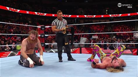 Seth Rollins Vs Sami Zayn World Heavyweight Championship Match Raw