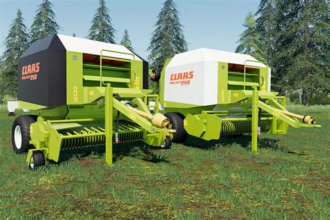 Fs19 Mods Claas Rollant 250 Rotocut Round Baler Yesmods