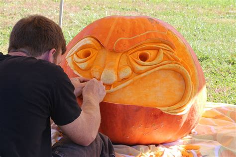 Artists Are Carving Massive Pumpkins And Theyll Be On Display This