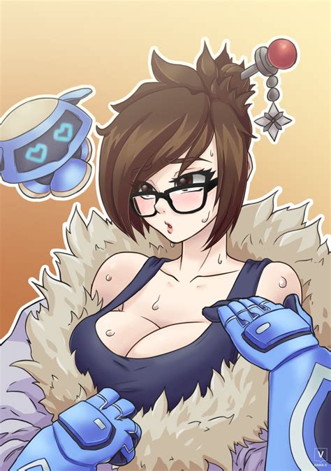 Mei And Snowball Overwatch And More Drawn By Kawa V Danbooru