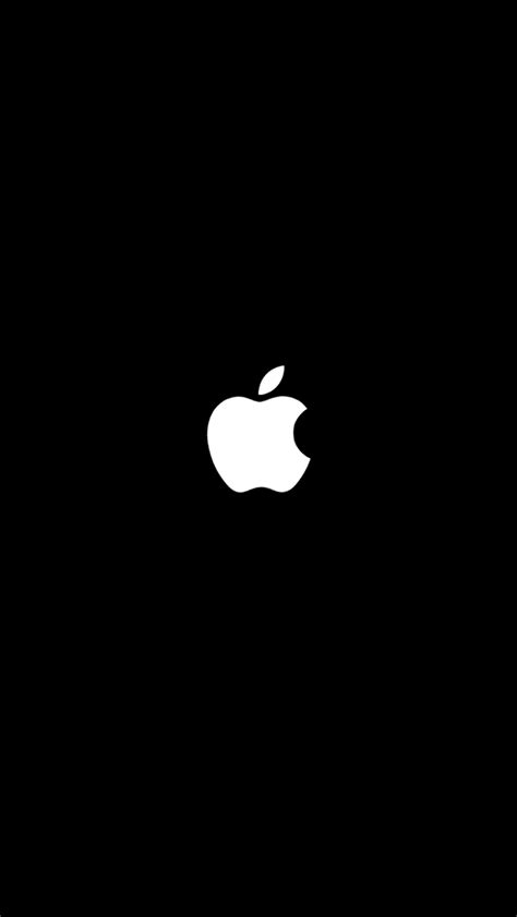 Pure Black Apple Logo Wallpaper Download Mobcup