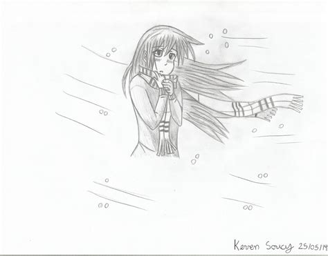 Drawing 18 Manga Girl Shivering Keven Soucy By Kdor2684 On Deviantart