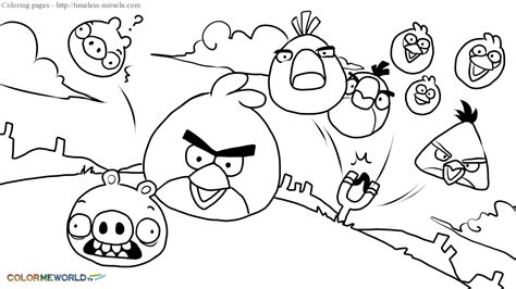angry birds coloring pages  timeless miraclecom