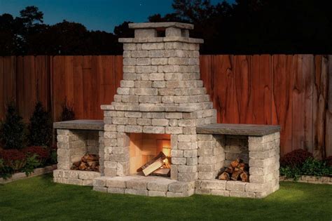Diy Outdoor Fireplace Kit Fremont Makes Hardscaping
