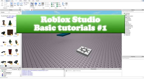 Roblox Studio Basic Tutorial 1 The Most Important Basic Things In