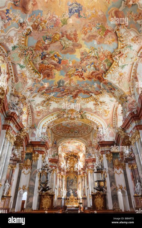 Rococo Church Collegiate Church Wilhering In Linz Upper Austria
