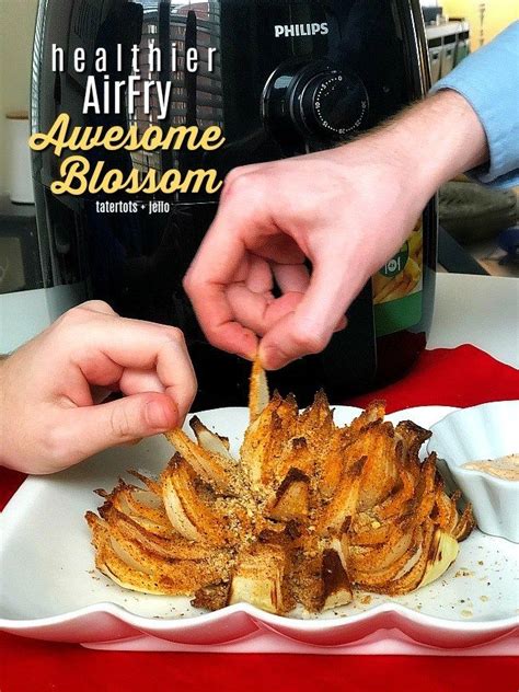 Your cook time may vary, depending on the size of the onion. Healthier AirFry Awesome Blossom Recipe - 75% less ...