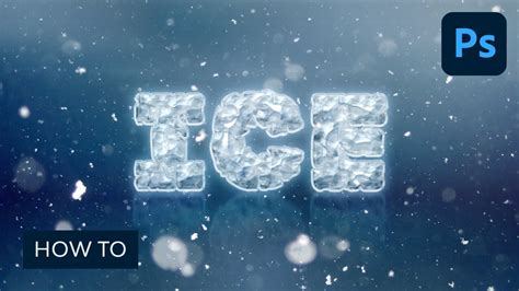 How To Create An Easy Ice Text Effect In Adobe Photoshop