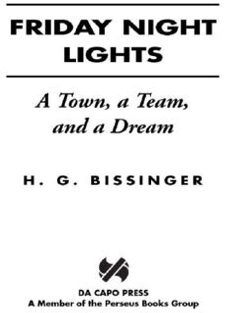 Friday Night Lights A Town A Team And A Dream Pdf