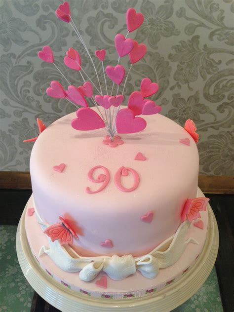 90th Birthday Cake 90th Birthday Cakes Birthday Cake New Birthday Cake