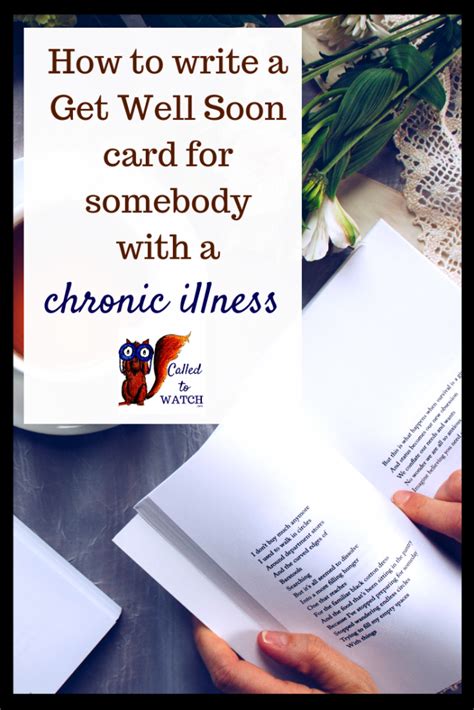 Feb 22, 2012 · get well soon. How to write a Get Well Soon card (to someone with a chronic illness)