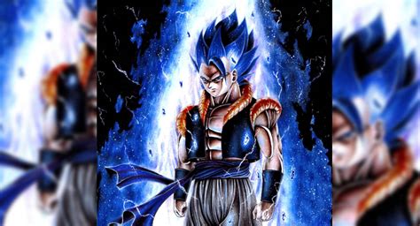 Drawing Gogeta Super Saiyan God Blue Full Power By Gokuxdxdxdz On