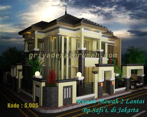 Desain Rumah Mewah Modern 2 Lantai | Jasa Desain Rumah