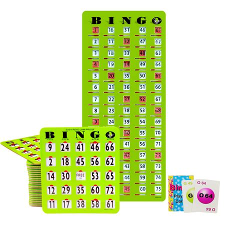 Complete Bingo Game W 25 Easy Read Jam Proof Shutter Cards Mr Chips Store
