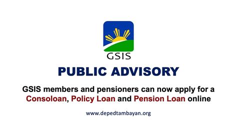GSIS Members Pensioners May Opt To Apply Loan Online