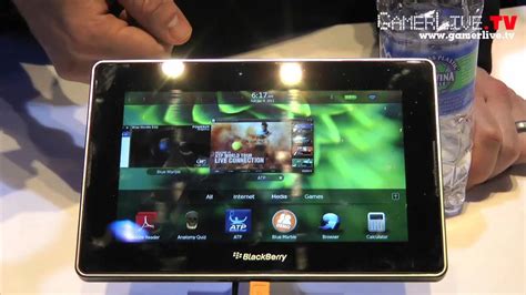 ces 2011 first look at the blackberry playbook 4g tablet youtube