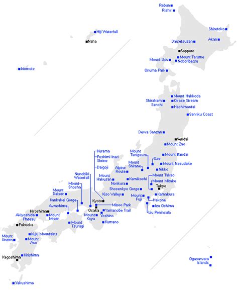 The highest mountains in japan rank highest mountains in japan elevation 1 mount fuji 12,388 feet 2 mount a full page google map showing the exact location of 143 mountain ranges in japan. Jungle Maps: Map Of Japan Mountains