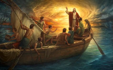 Cristão Com A Palavra Com Jesus Em Nosso Barco Vencemos As