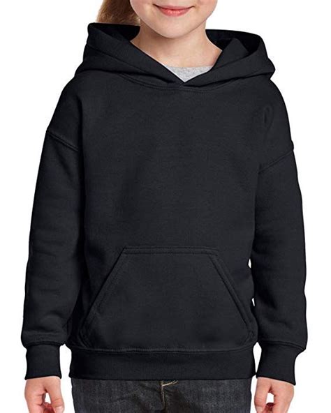 Gildan Kids Hooded Youth Sweatshirt Clothing Double Lined Hood For